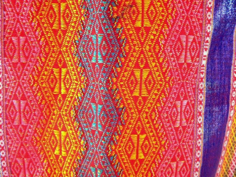 tissage kasi 'Mégahalaya Nord Est de l' inde