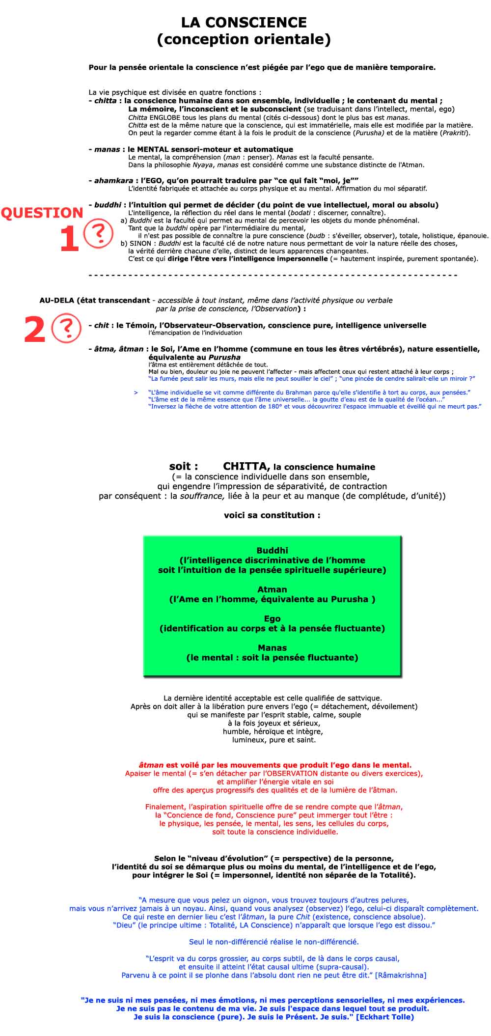 la conscience humaine