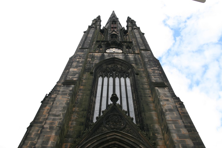 Eveil au divin, une église dans la ville extraordinaire d'edinburgh, la capitale à vous couper le souffle de beauté et des gens supes accueillants et agréables