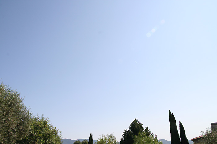 En direction de l'ouest, idem, rien...