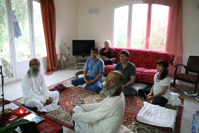 C'est moi avec le polo vert...